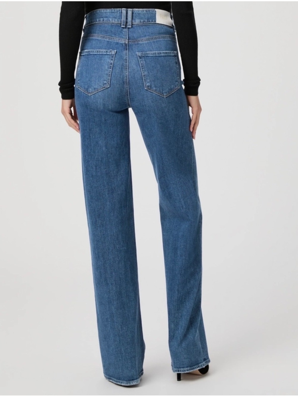 Paige Sasha Wide Leg High Waisted Jeans - 24 - Picture 4 of 9